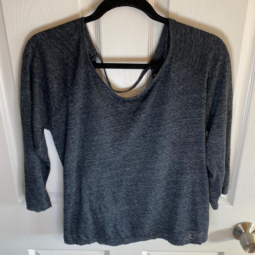 Open Back Shirt